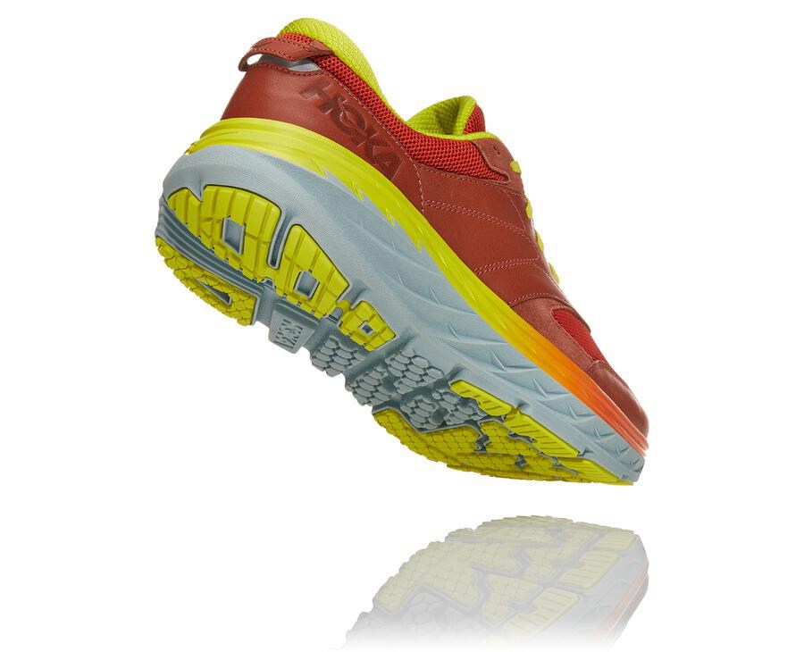 Hoka One One Koşu Ayakkabısı Erkek Kırmızı - Bondi L - BC2705193